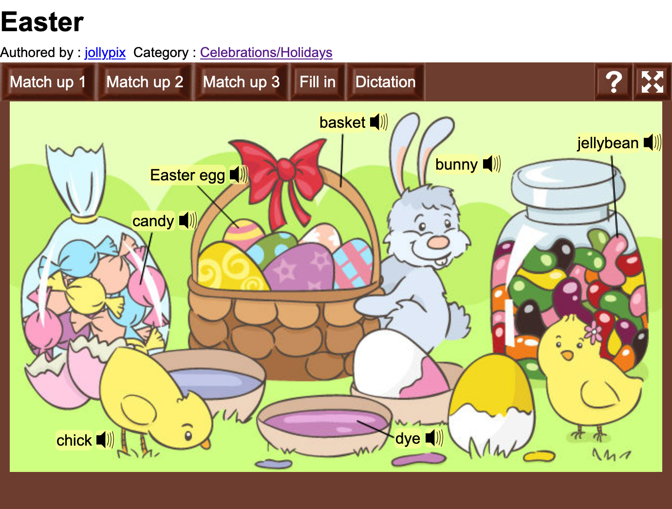 Лексика по теме Easter